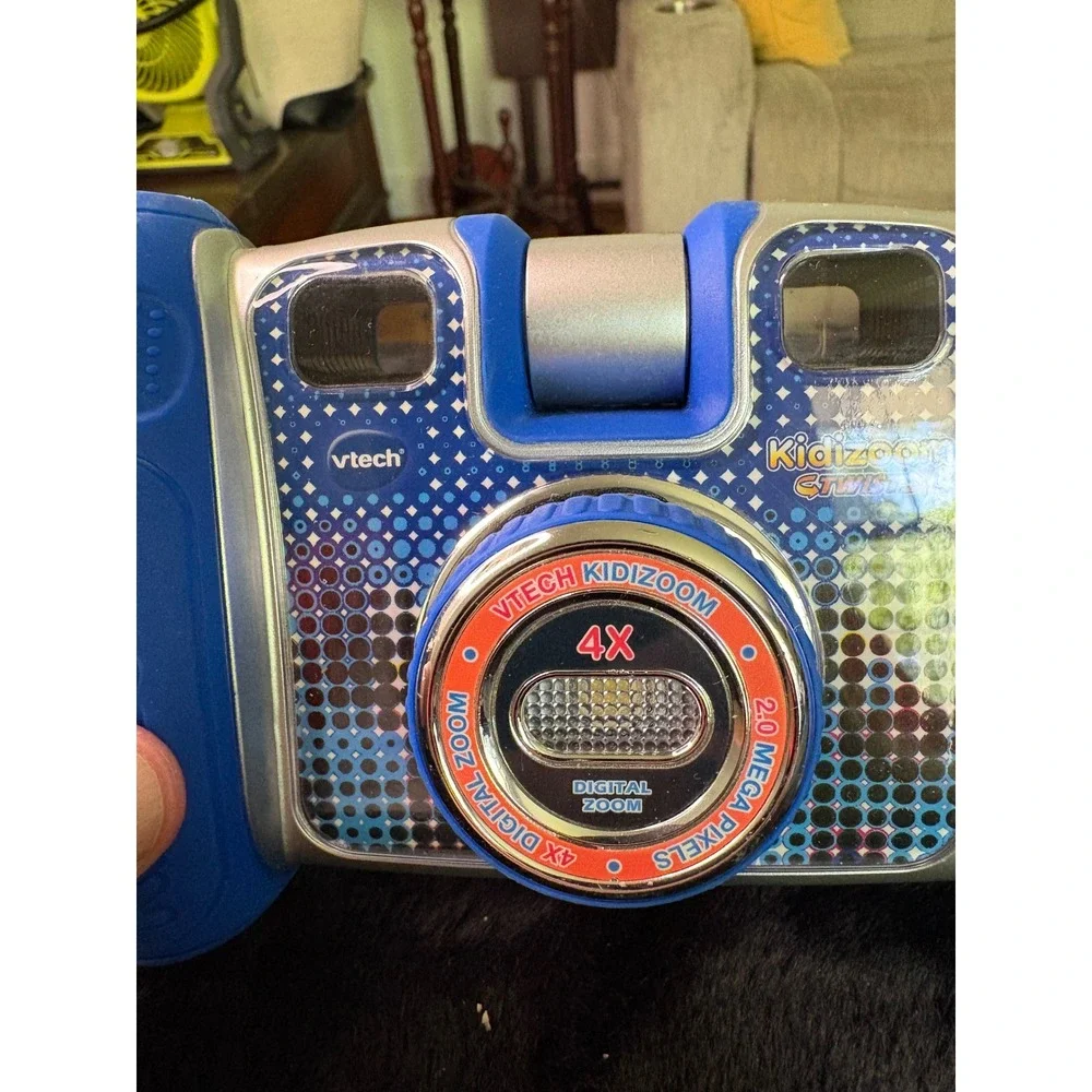 VTech Kidizoom Twist Blue Digital Camera 2.0MP 4X Zoom Kids Handheld Toy